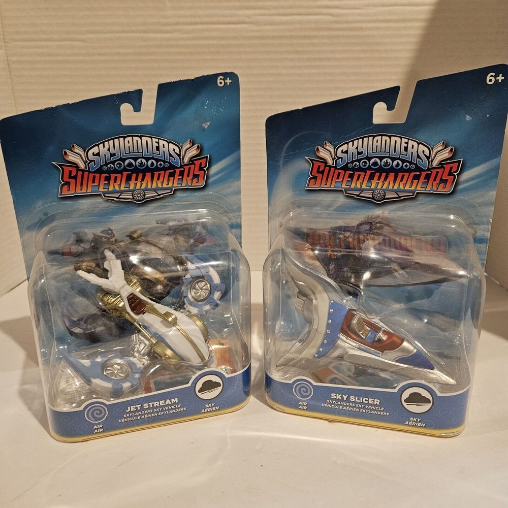 Skylanders SuperChargers Vehicle Sky Slicer & Jet Stream‎ Bundle New Sealed